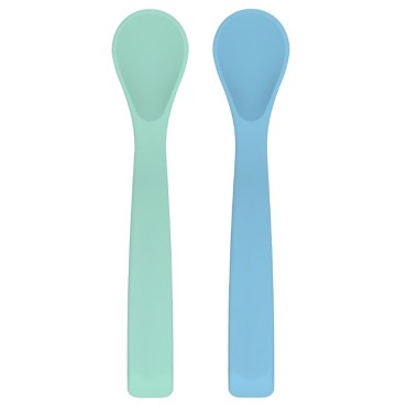 Eco Viking BLW Flexi Spoon Blue + Mint  silikonowe łyżeczki 2 szt