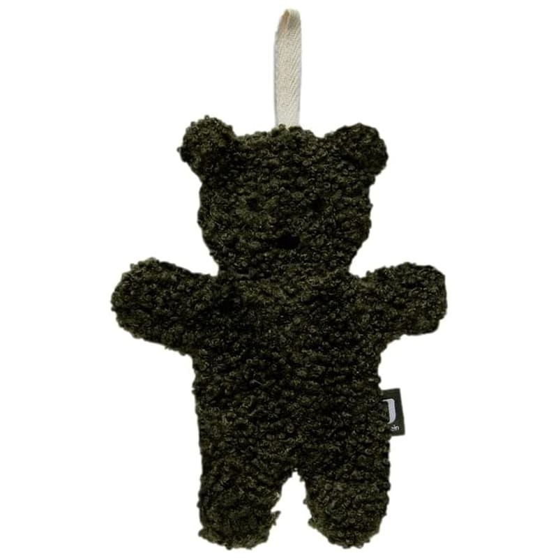 Jollein - przytulanka dou dou z zawieszką na smoczek TEDDY BEAR Leaf Green