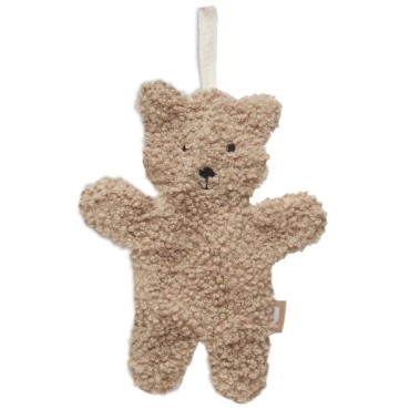 Jollein - przytulanka dou dou z zawieszką na smoczek TEDDY BEAR Biscuit