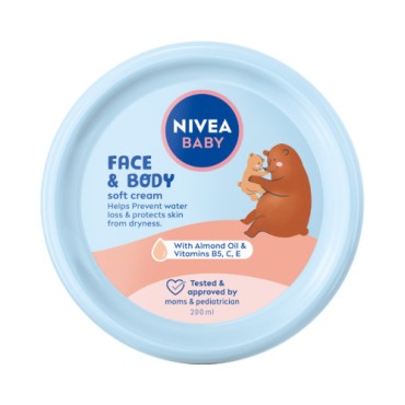 NIVEA BABY 80529 Krem pielęgnacyjny do twarzy i ciała 200 ml