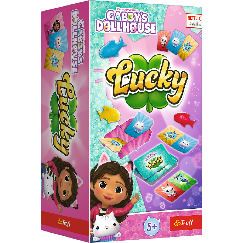 TREFL 02592 Gra Lucky Koci Domek Gabi