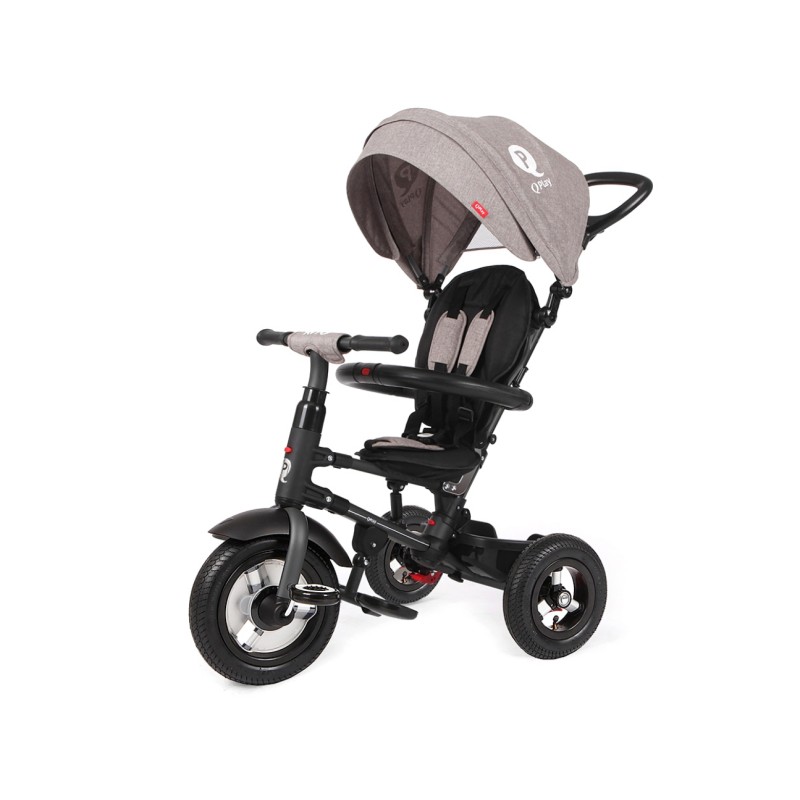 MILLY MALLY 3847 Qplay Rowerek trójkołowy Rito Rubber grey