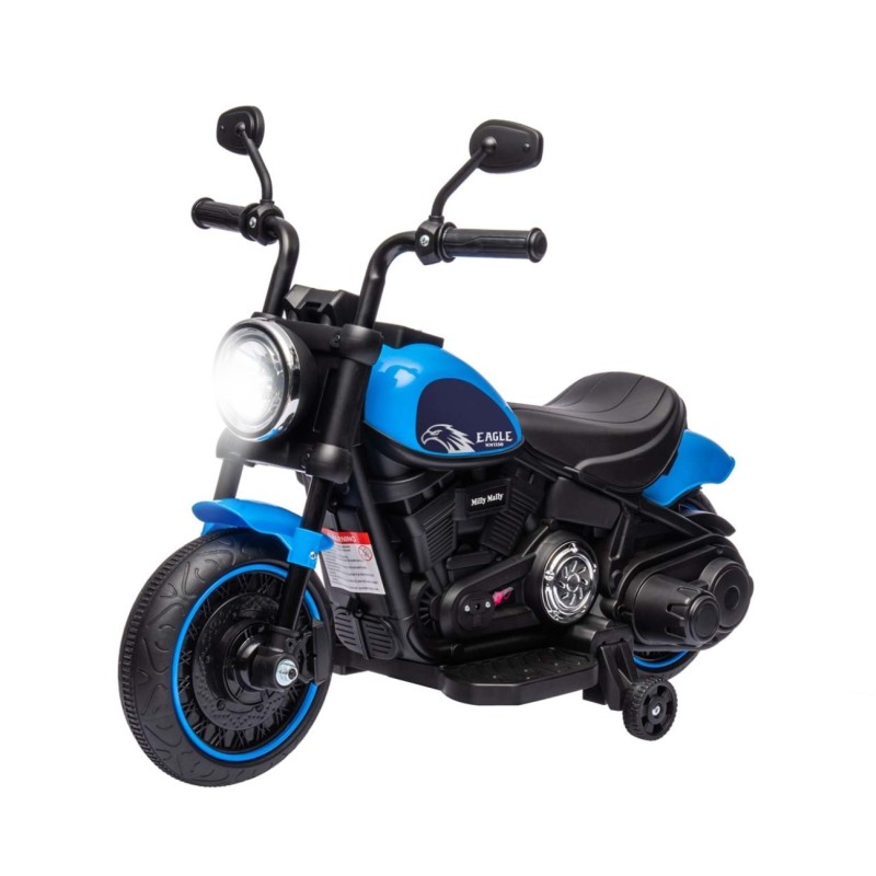 MILLY MALLY 5750 Pojazd na akumulator Motocykl Eagle Blue