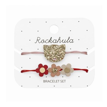 Rockahula Kids biżuteria dla dziewczynki zestaw Clara Cat Bracelet