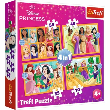 TREFL 34651 Puzzle 4w1 Bajkowe historie