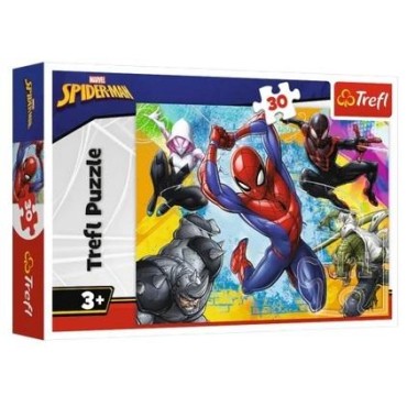 TREFL 18307 Puzzle 30 Kolory Spider-Man'a