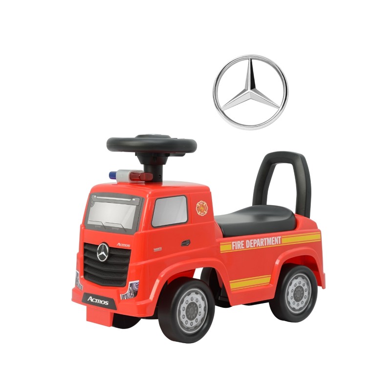 MILLY MALLY Pojazd Mercedes-Benz Actros Fire Truck Red