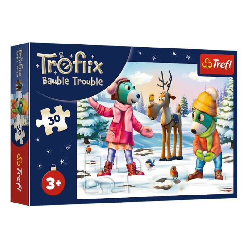 TREFL 18313 Puzzle 30 Świąteczny czas Treflików