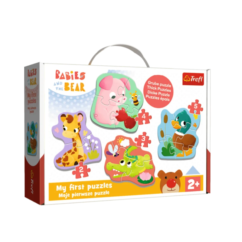 TREFL 36135 Puzzle Baby Classic Bobaskowe zwierzątka