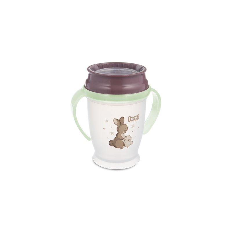 LOVI 1/610 Kubek 360 250ml Night&Day Rabbit LOVI 1/610 Kubek 360 250ml Night&Day Rabbit