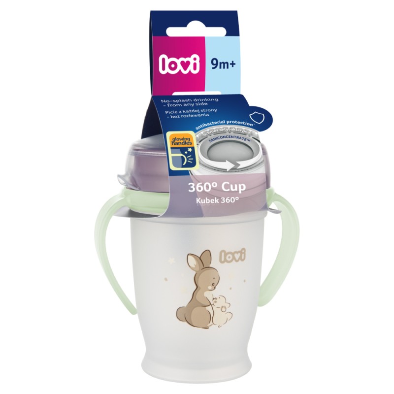 LOVI 1/610 Kubek 360 250ml Night&Day Rabbit LOVI 1/610 Kubek 360 250ml Night&Day Rabbit