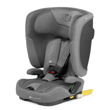 KINDERKRAFT Fotelik samochodowy FIX2GO i-Size 76-150cm grey