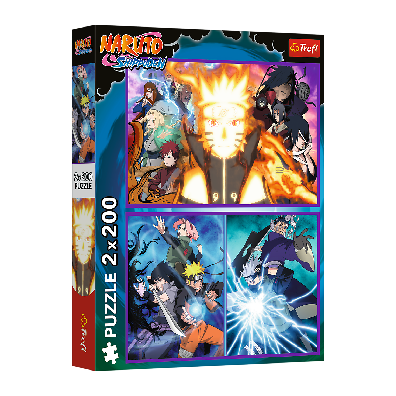 TREFL 13333 Puzzle 2x200 Ninja z Wioski Ukrytego Liścia