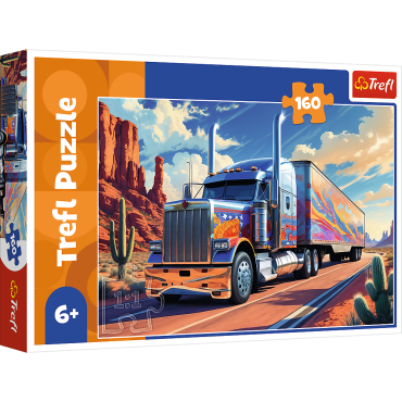 TREFL 15413 Puzzle 160 Ciężarówka w trasie
