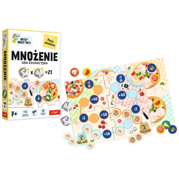 TREFL 02802 Gra Mnożenie / Mały Odkrywca