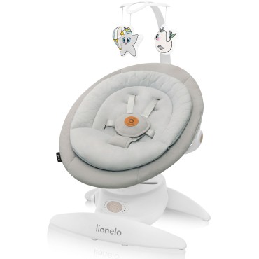 LIONELO Leżaczek-bujaczek Mell Beige Sand