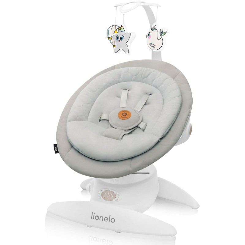 LIONELO Leżaczek-bujaczek Mell Beige Sand