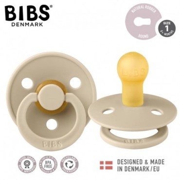 BIBS 1001000245 Smoczek uspokajający VANILIA S 1 PACK