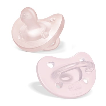 CHICCO 00073087110000 Smoczek PF SOFT pink 6-16m 2 szt