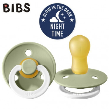 BIBS 300270 Smoczek uspokajający SAGE NIGHT L