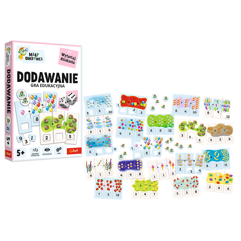 TREFL 02805 Gra Dodawanie / Mały Odkrywca