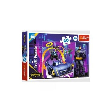 TREFL 17400 Puzzle 60 Batman i jego pojazdy