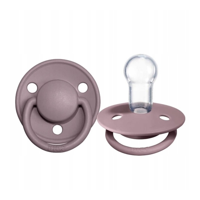 BIBS 1010248 Smoczek uspokajający DE LUX ONE SIZE HEATHER