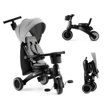 KINDERKRAFT Rowerek trójkołowy JAZZ 2 ROCKET grey