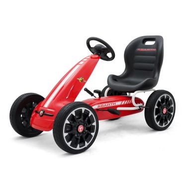 MILLY MALLY 3173 Gokart na pedały Abarth Red