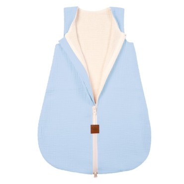 Hi Little One śpiworek do spania dla Noworodka TOG 1,0 muślin Baby blue S