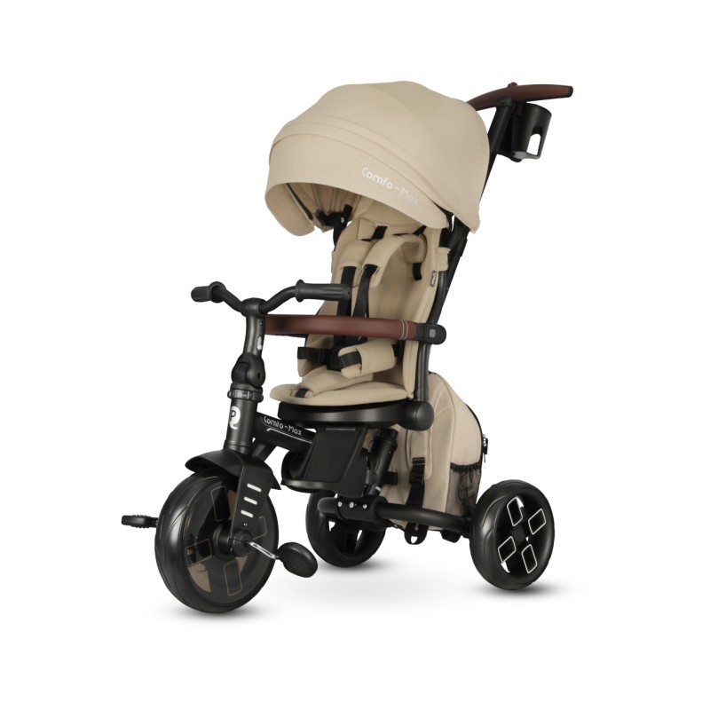 MILLY MALLY 6303 Qplay Rowerek Trójkołowy Comfo Max Beige