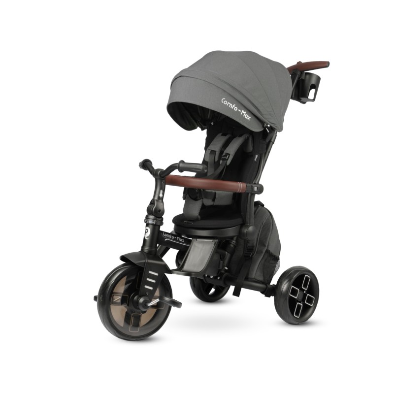 MILLY MALLY 6340 Qplay Rowerek Trójkołowy Comfo Max Grey