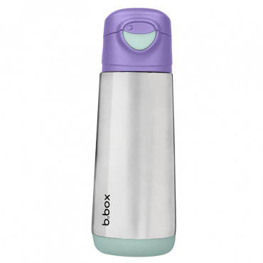 Butelka termiczna z ustnikiem sportowym 500 ml, Lilac Pop, b.box