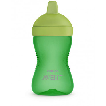 AVENT SCF804/03 Kubek twardy z odpornym na gryzienie ustnikiem 300ml 18+ zielony