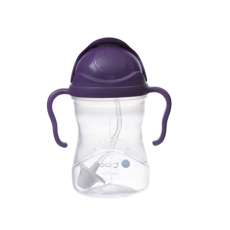 B.BOX BB0050 Bidon ze słomką 240 ml grape